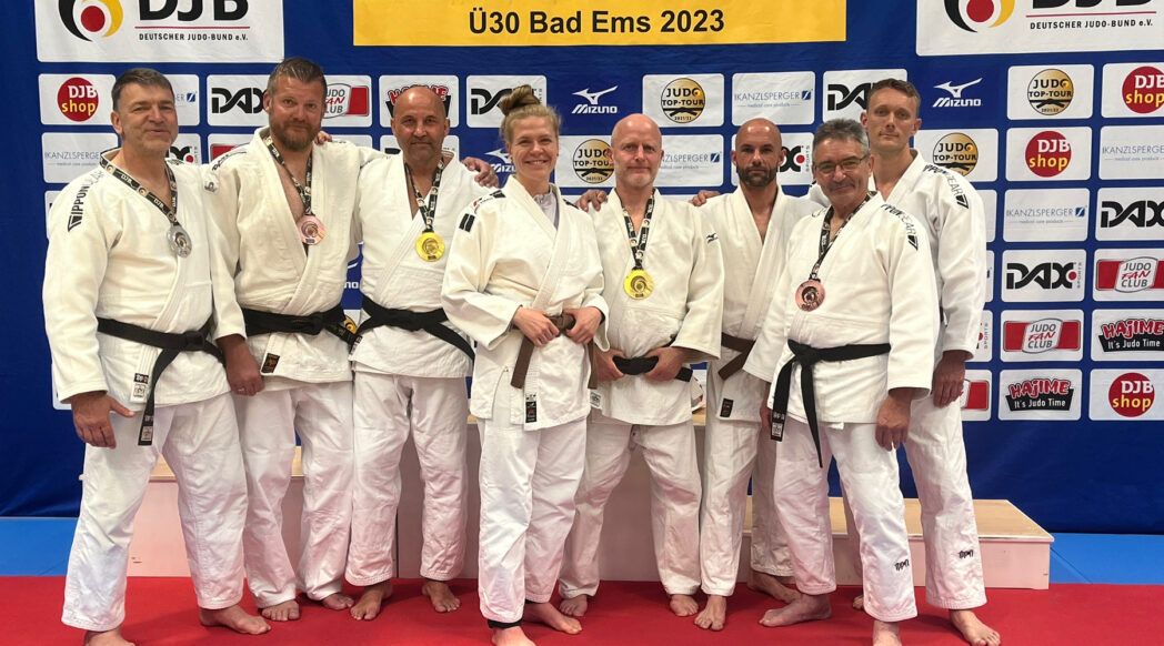 Die Teilnehmer der Deutschenmeisterschaften Ü30 im JudoJudo